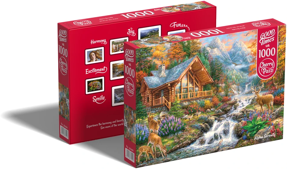 Cherry Pazzi CherryPazzi dėlionė Alpine Sereniti 1000 det.