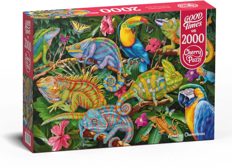 Cherry Pazzi CherryPazzi dėlionė Amazing Chameleonas 2000 det.
