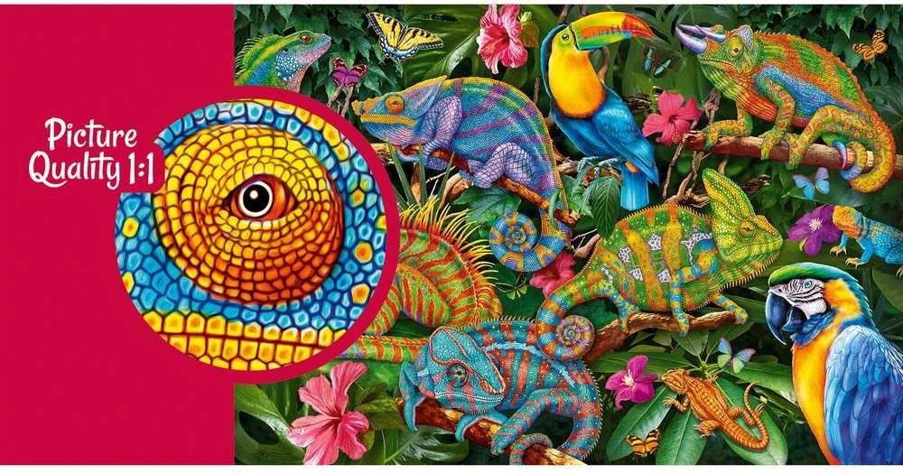 Cherry Pazzi CherryPazzi dėlionė Amazing Chameleonas 2000 det.