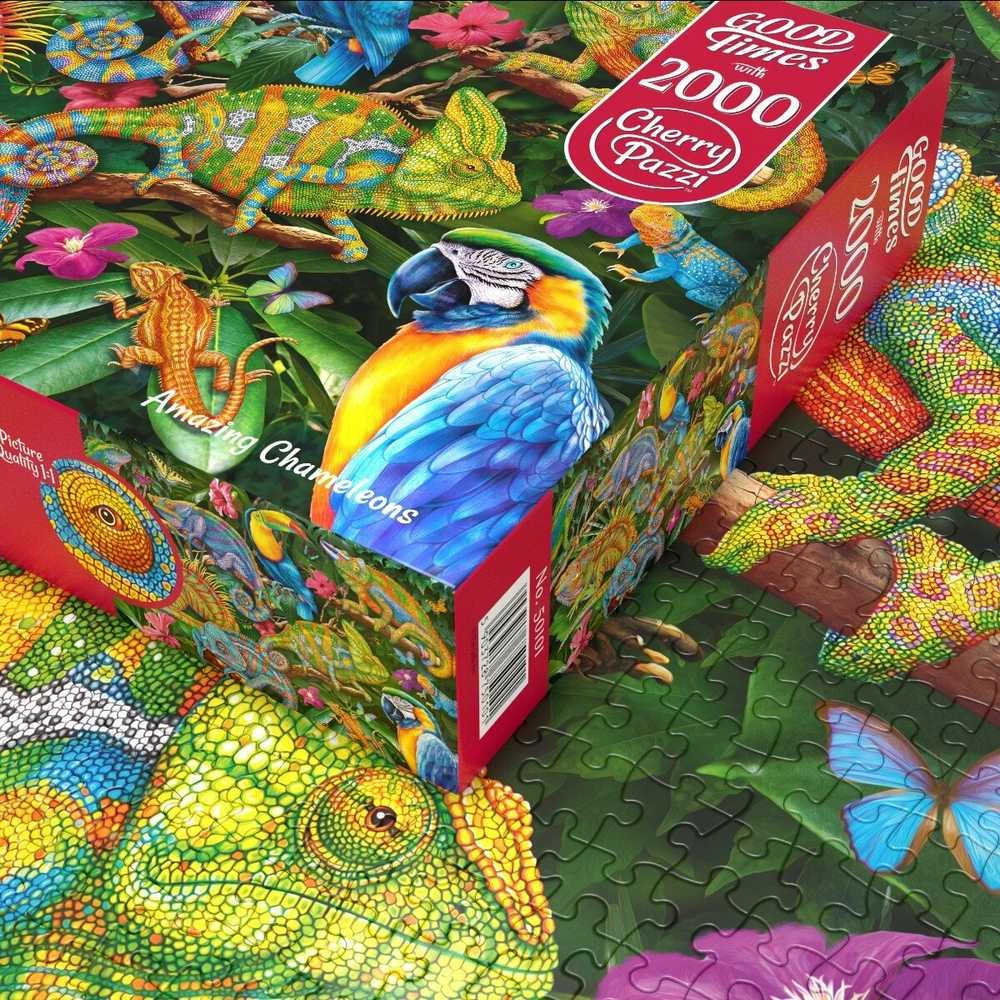 Cherry Pazzi CherryPazzi dėlionė Amazing Chameleonas 2000 det.