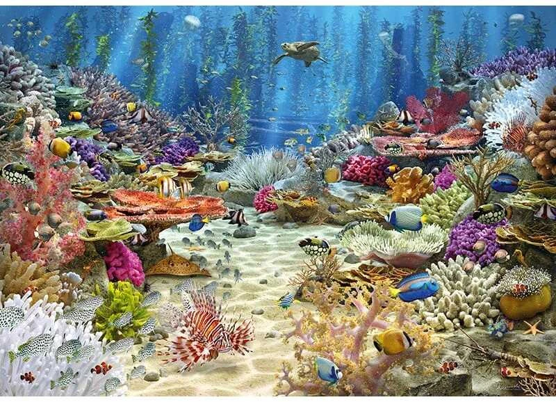 Cherry Pazzi CherryPazzi dėlionė Coral Reef Paradise 2000 det.