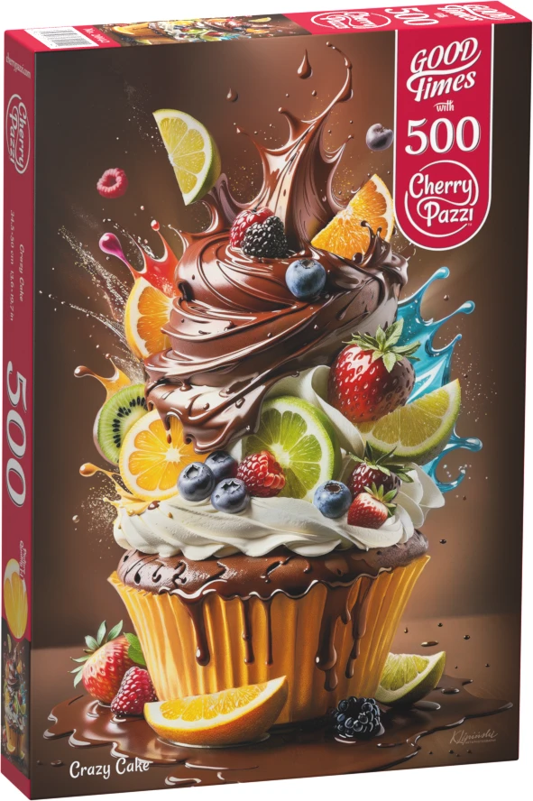 Cherry Pazzi CherryPazzi dėlionė Crazy Cake 500 det