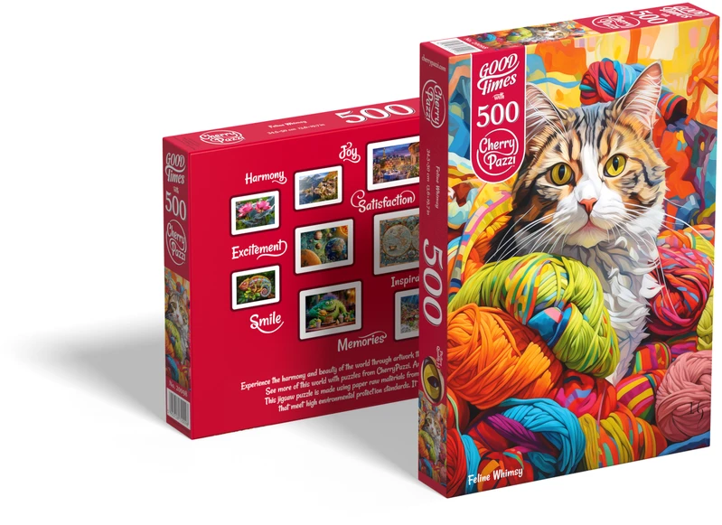 Cherry Pazzi CherryPazzi dėlionė Feline Whimsy 500 det