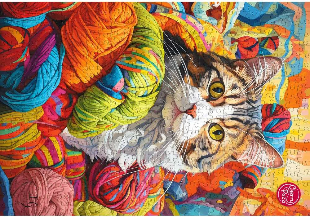 Cherry Pazzi CherryPazzi dėlionė Feline Whimsy 500 det