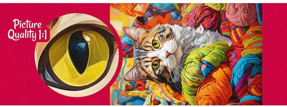 Cherry Pazzi CherryPazzi dėlionė Feline Whimsy 500 det