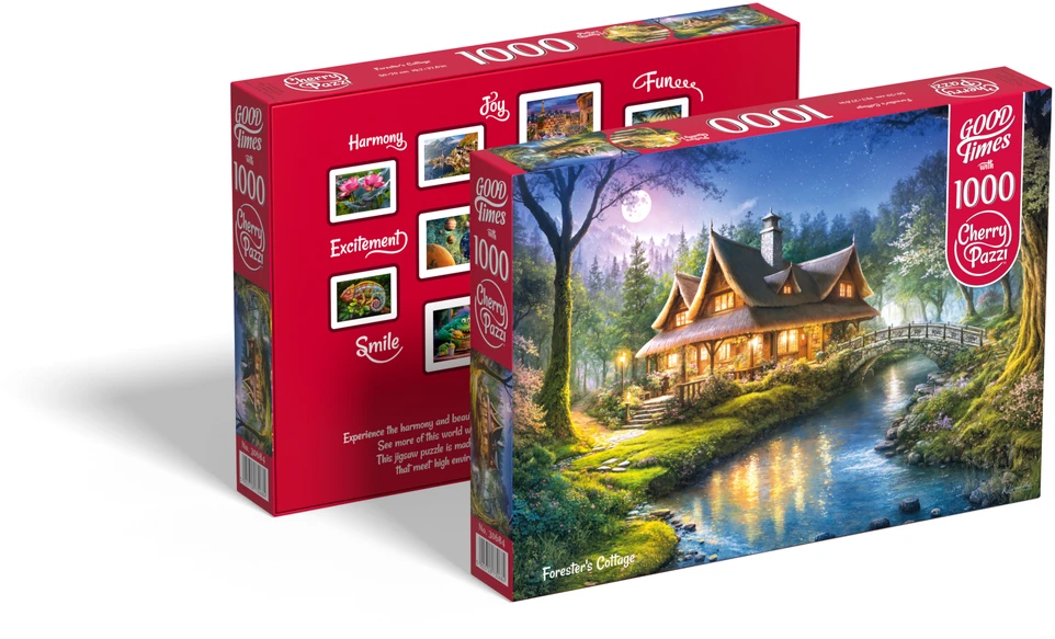 Cherry Pazzi CherryPazzi dėlionė Foresters Cottage 1000 det