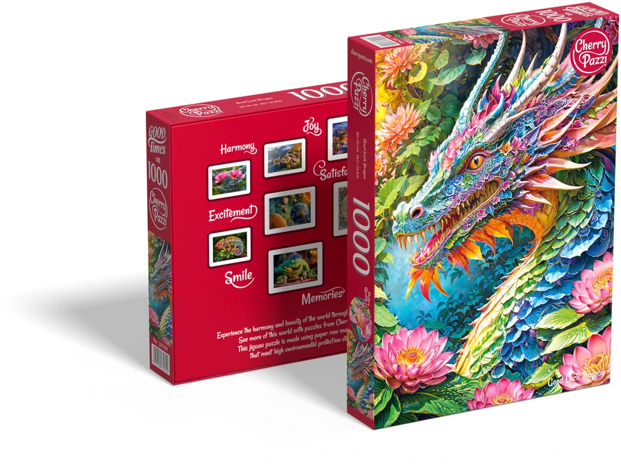 Cherry Pazzi CherryPazzi dėlionė Good Luck Dragon 1000 det