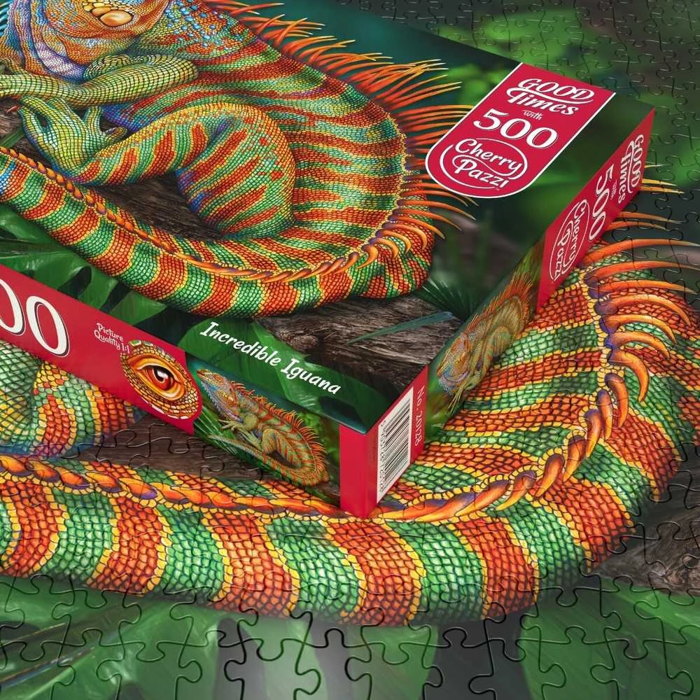 Cherry Pazzi CherryPazzi dėlionė Incredible Iguana 500 det