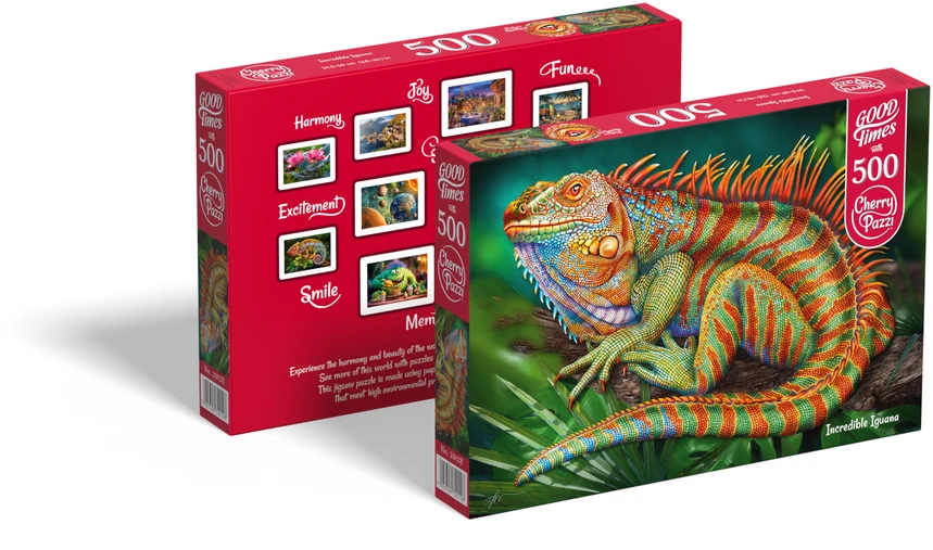 Cherry Pazzi CherryPazzi dėlionė Incredible Iguana 500 det