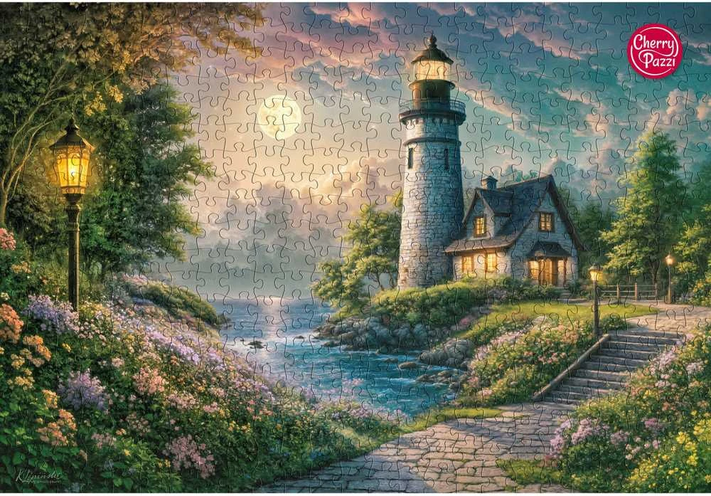 Cherry Pazzi CherryPazzi dėlionė Moonlight Lighthouse 500 det