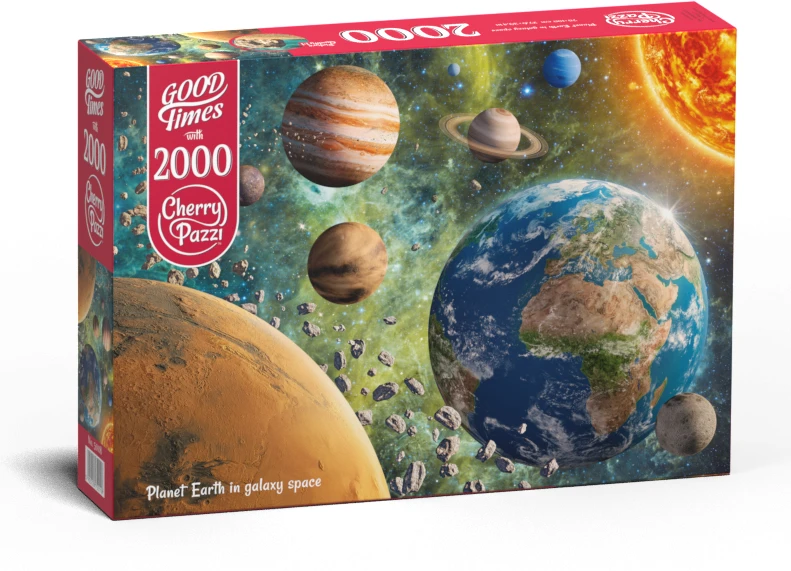 Cherry Pazzi CherryPazzi dėlionė Planet Earth in Galaxy 2000 det.