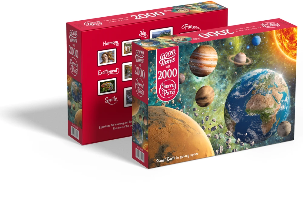 Cherry Pazzi CherryPazzi dėlionė Planet Earth in Galaxy 2000 det.