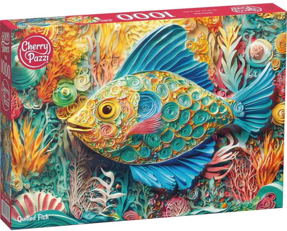 Cherry Pazzi CherryPazzi dėlionė Quilled Fish 1000 det