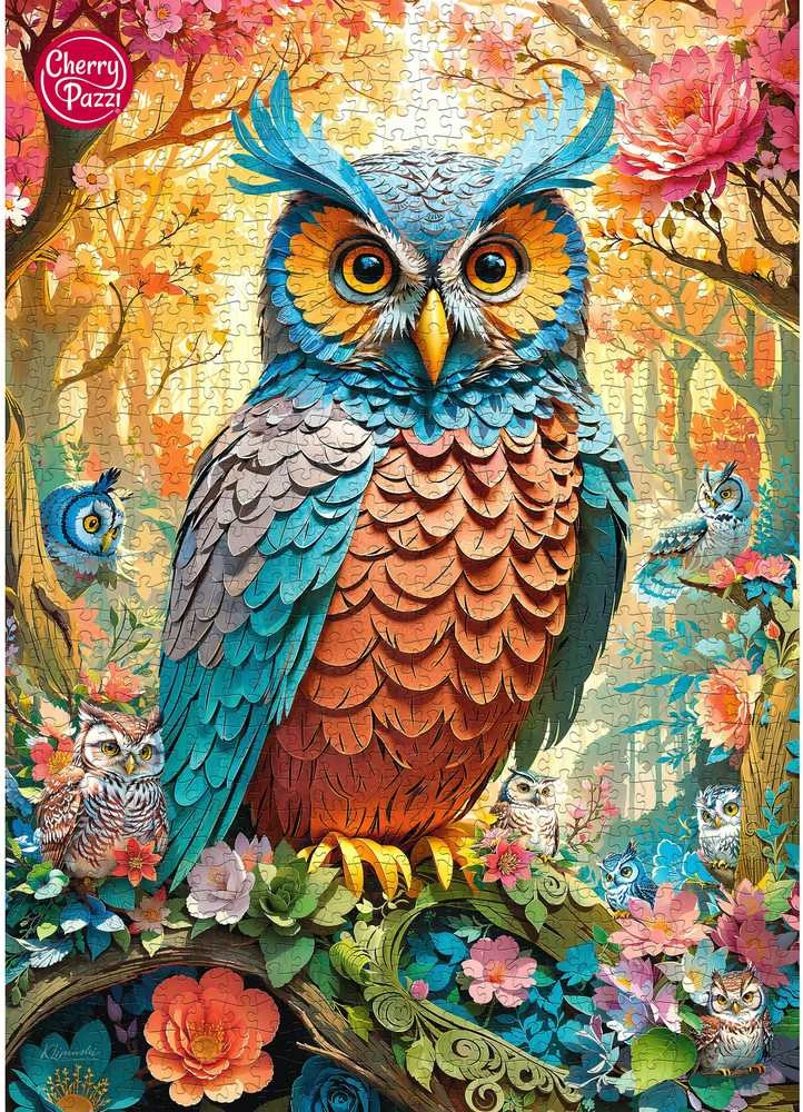 Cherry Pazzi CherryPazzi dėlionė Quilled Owl 1000 det