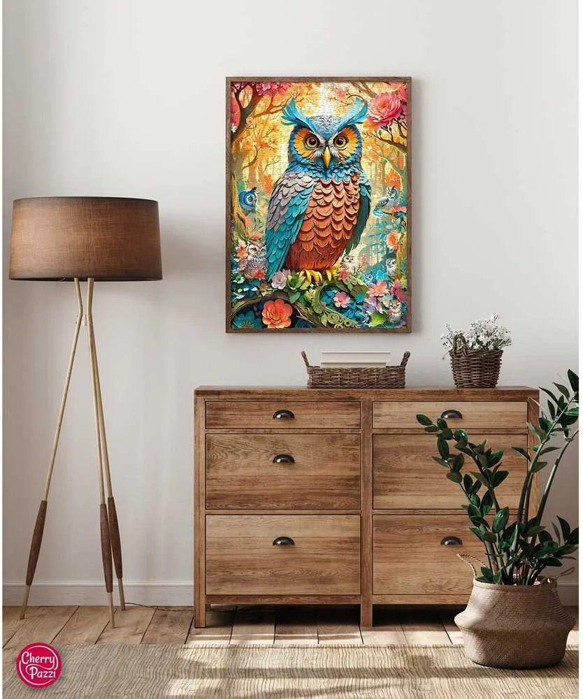 Cherry Pazzi CherryPazzi dėlionė Quilled Owl 1000 det