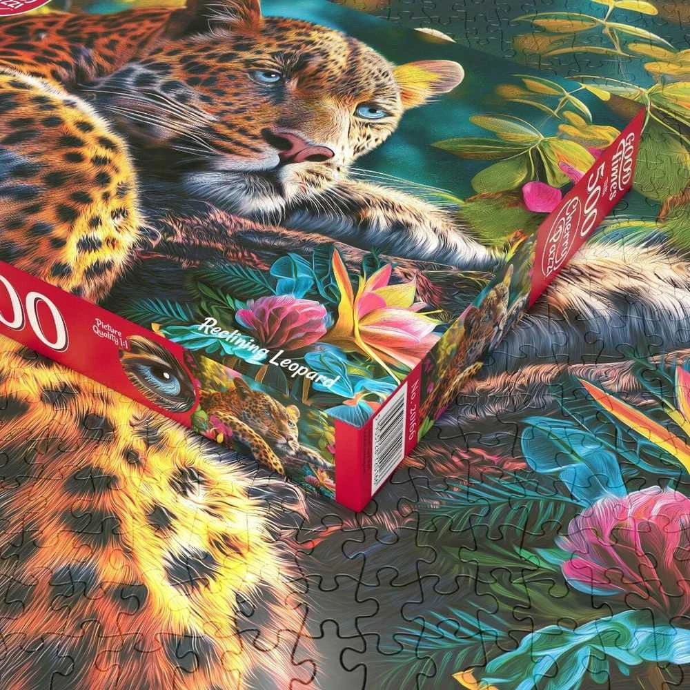 Cherry Pazzi CherryPazzi dėlionė Reclining Leopard 500 det