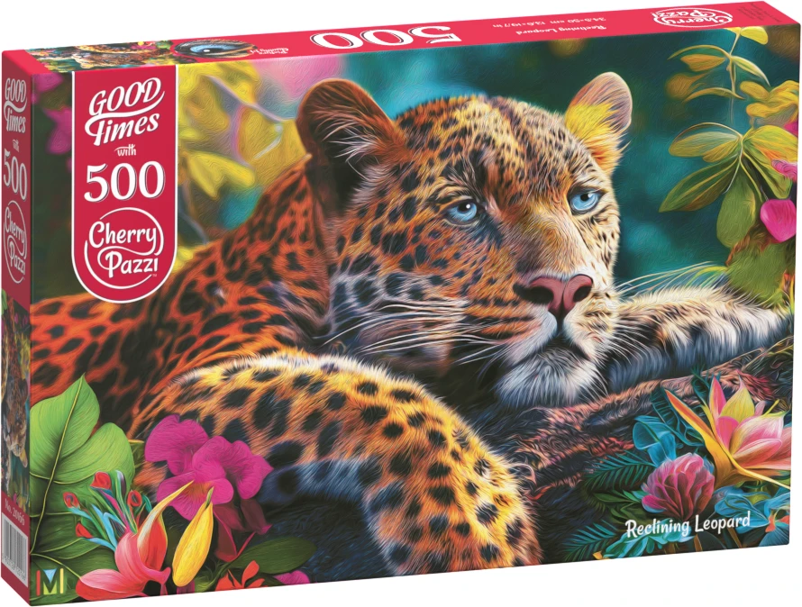 Cherry Pazzi CherryPazzi dėlionė Reclining Leopard 500 det