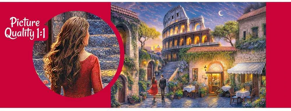 Cherry Pazzi CherryPazzi dėlionė Romantic Rome 1000 det