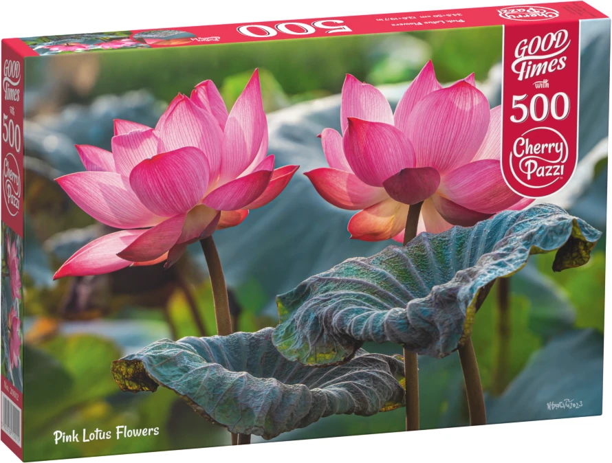 Cherry Pazzi CherryPazzi dėlionė Rožinė Lotus flowers 500 det