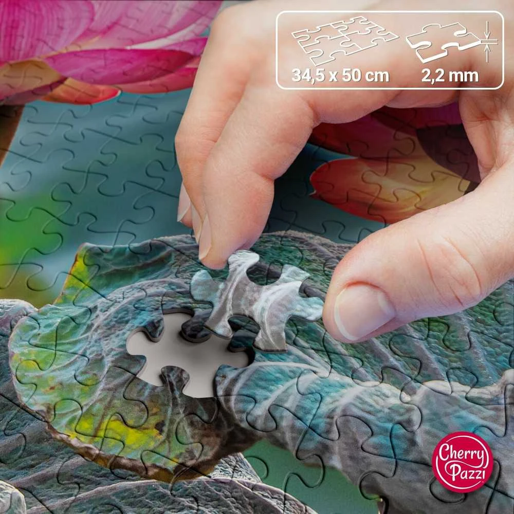 Cherry Pazzi CherryPazzi dėlionė Rožinė Lotus flowers 500 det