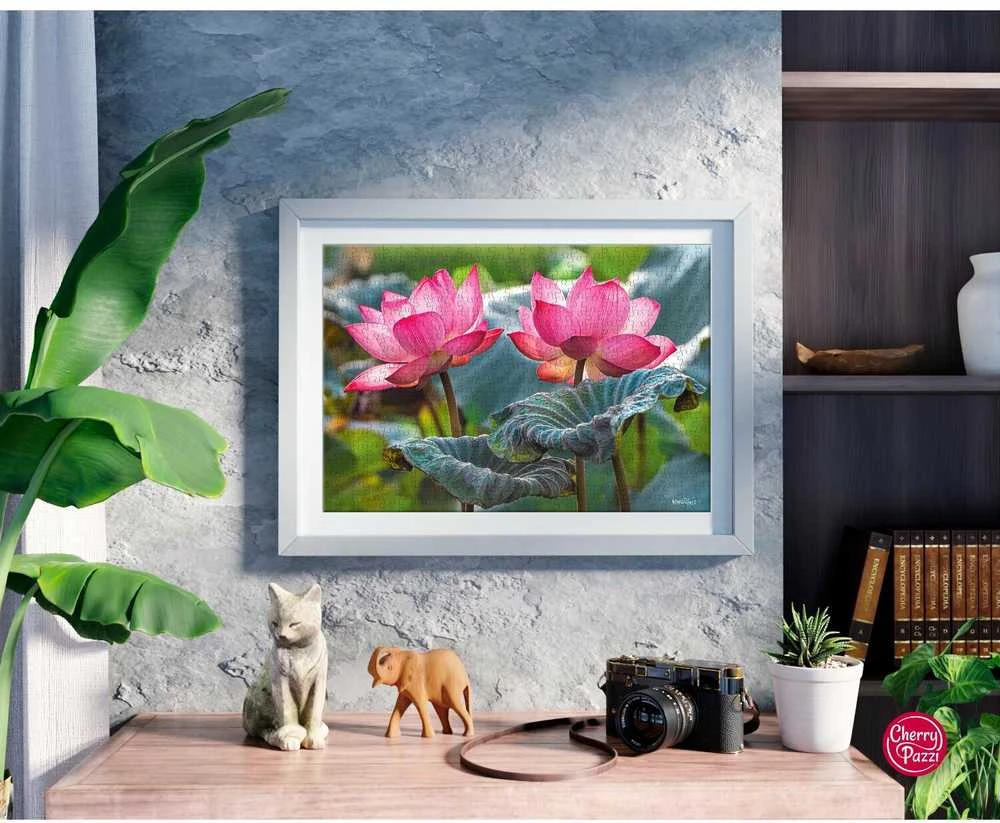 Cherry Pazzi CherryPazzi dėlionė Rožinė Lotus flowers 500 det