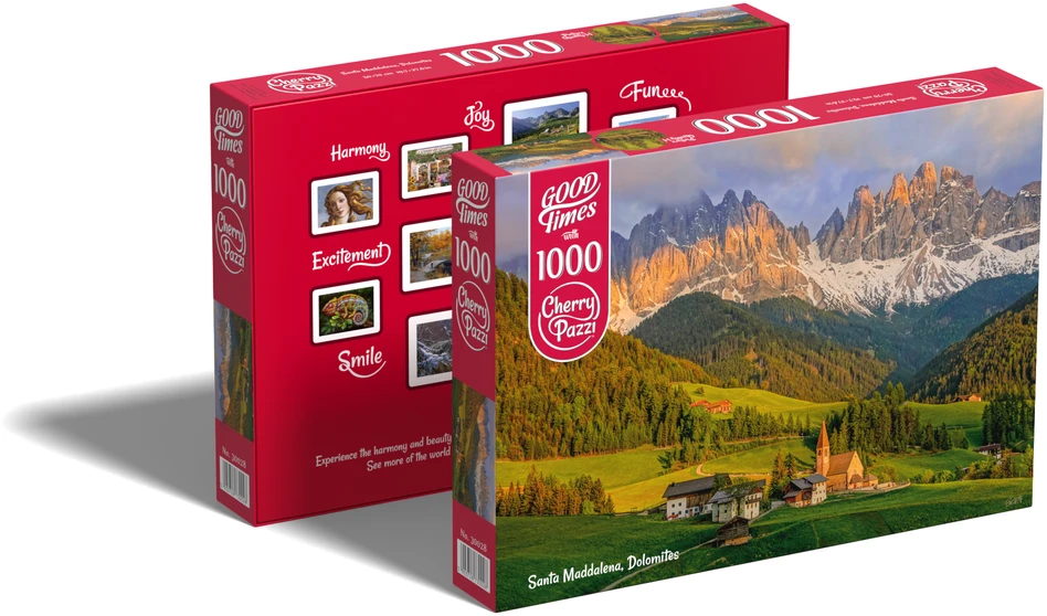 Cherry Pazzi CherryPazzi dėlionė Santa Maddalena, Dolomites 1000 det.