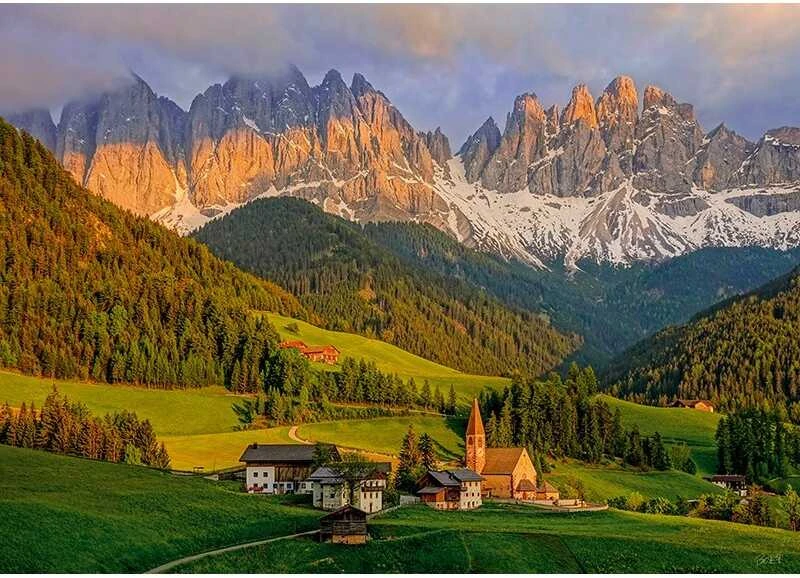 Cherry Pazzi CherryPazzi dėlionė Santa Maddalena, Dolomites 1000 det.