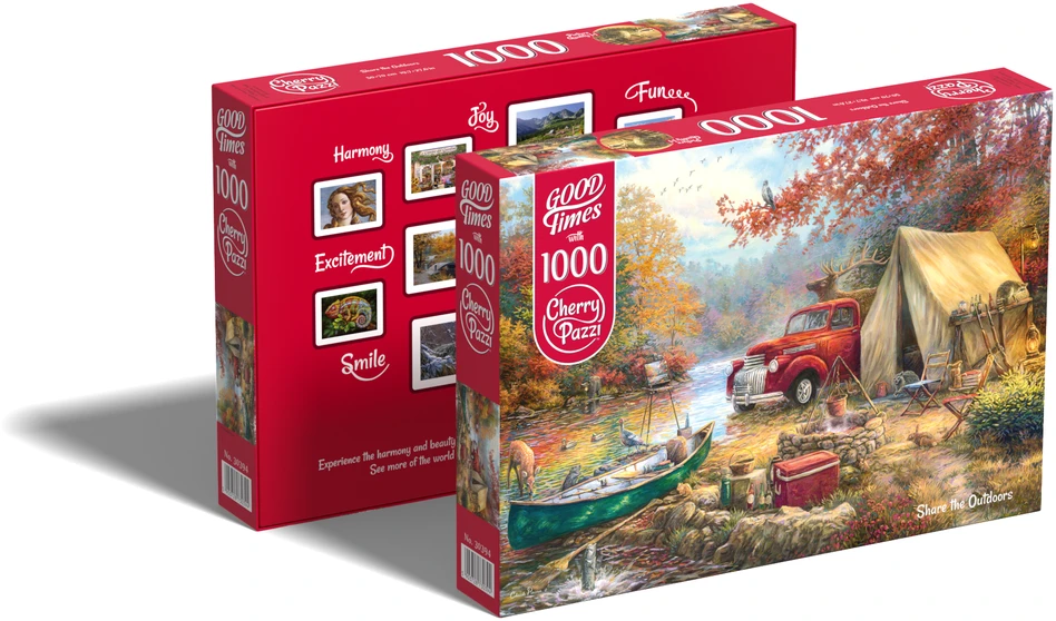 Cherry Pazzi CherryPazzi dėlionė Share the Outdoors 1000 det.