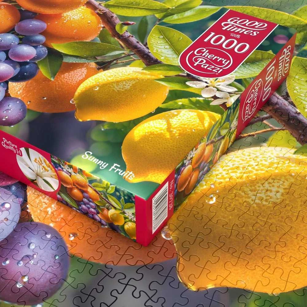 Cherry Pazzi CherryPazzi dėlionė Sunny Fruits 1000 det