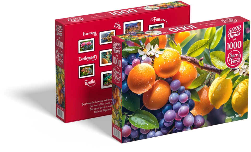 Cherry Pazzi CherryPazzi dėlionė Sunny Fruits 1000 det