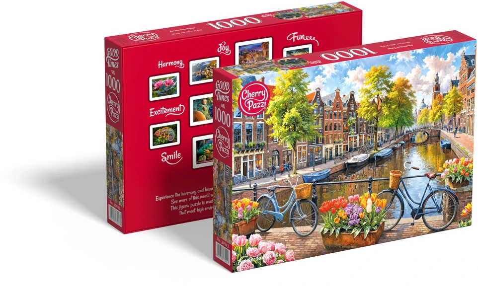Cherry Pazzi CherryPazzi dėlionė Amsterdam Tulips 1000 det