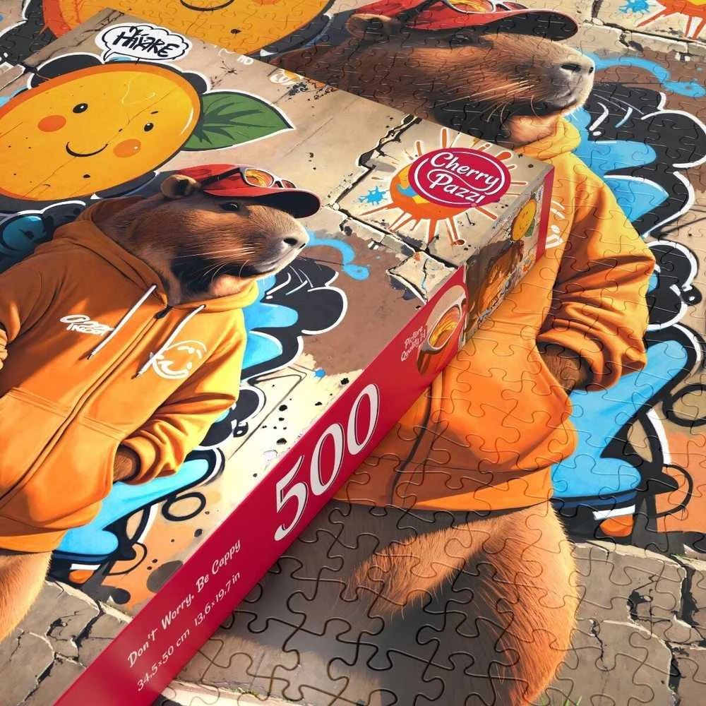 Nezatříděno CherryPazzi dėlionė Don't Worry, Be Cappy 500 det
