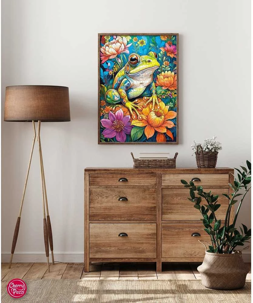 Cherry Pazzi CherryPazzi dėlionė Flower Power Frog1000 det