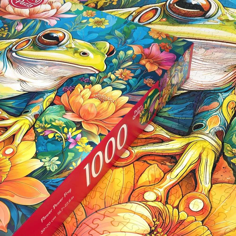 Cherry Pazzi CherryPazzi dėlionė Flower Power Frog1000 det