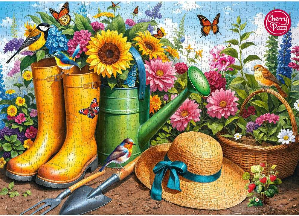 Cherry Pazzi CherryPazzi dėlionė Golden Boots, Blooming Roots 1000 det