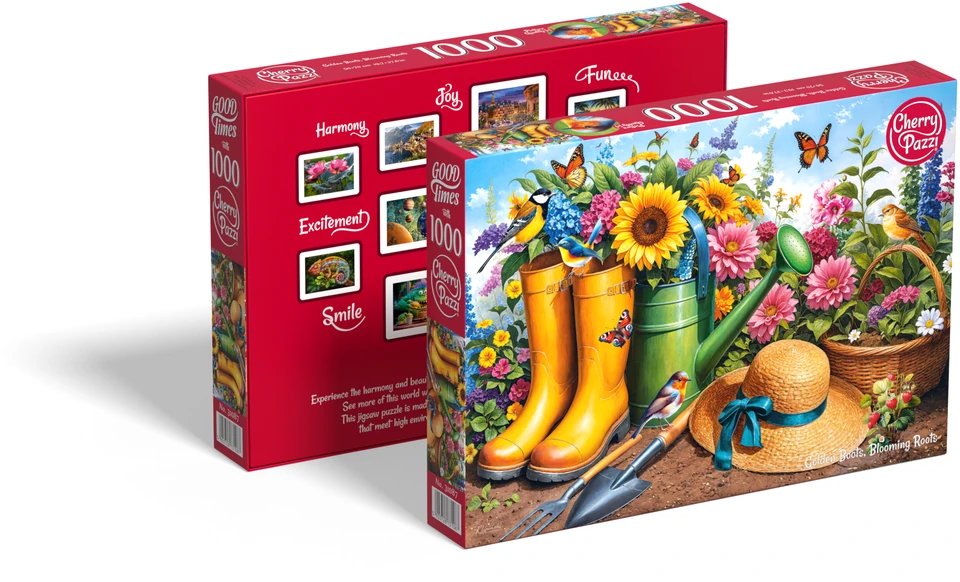 Cherry Pazzi CherryPazzi dėlionė Golden Boots, Blooming Roots 1000 det