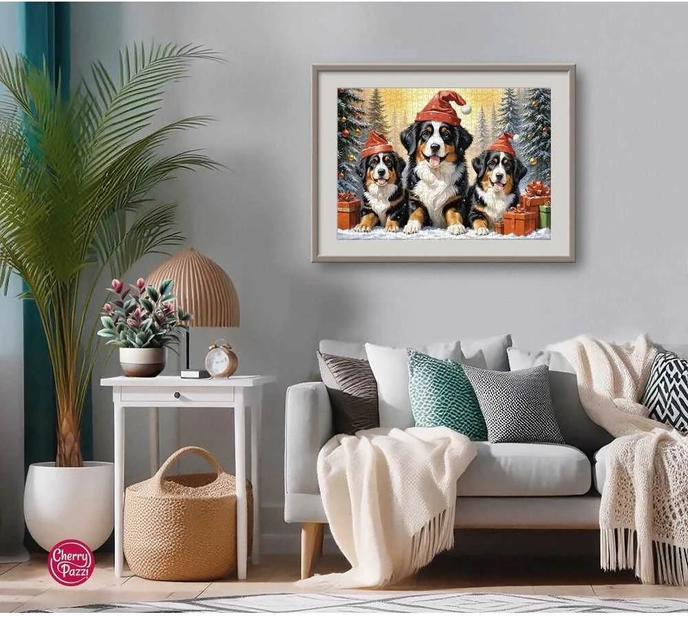 Platon CherryPazzi dėlionė Holiday Puppies 1000 det