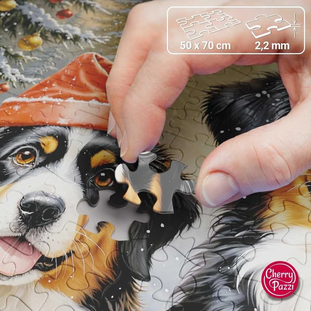 Platon CherryPazzi dėlionė Holiday Puppies 1000 det