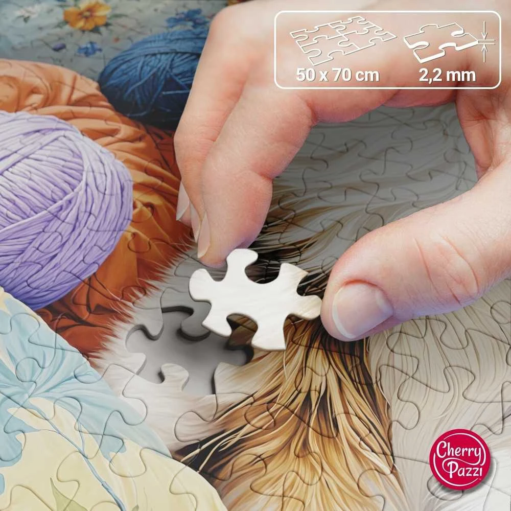 Cherry Pazzi CherryPazzi dėlionė Knitty Cat 1000 det