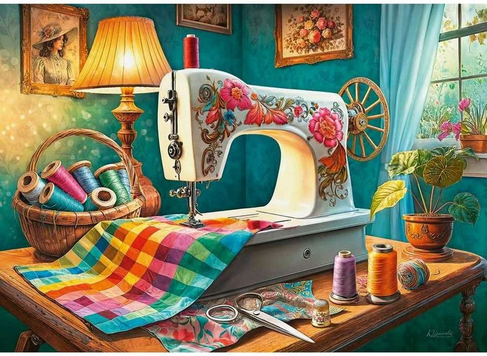 Nezatříděno CherryPazzi dėlionė My Sewing Corner 1000 det