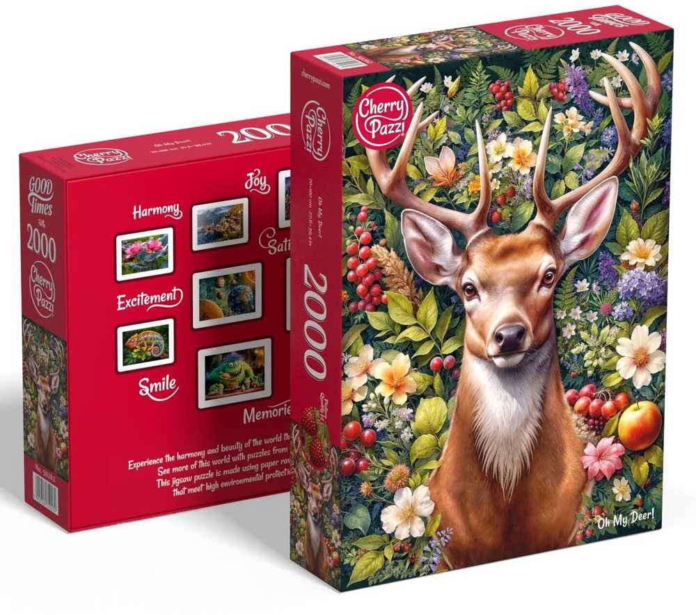 Platon CherryPazzi dėlionė Oh My Deer 2000 det.