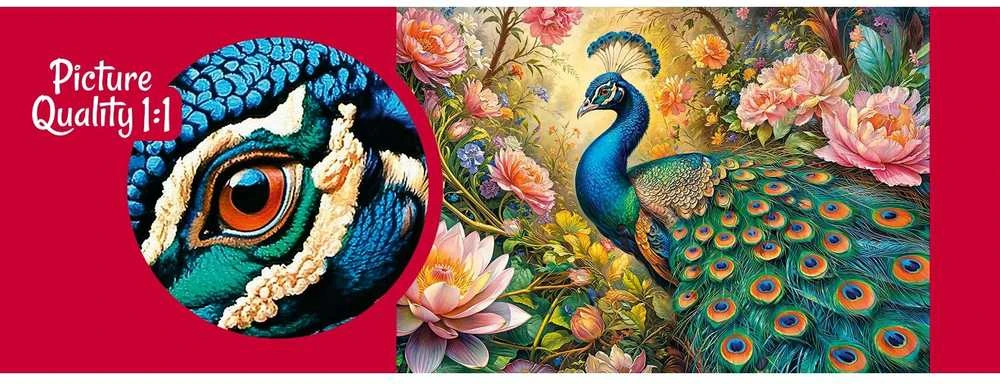 Nezatříděno CherryPazzi dėlionė Peacok`s Paradise 1000 det
