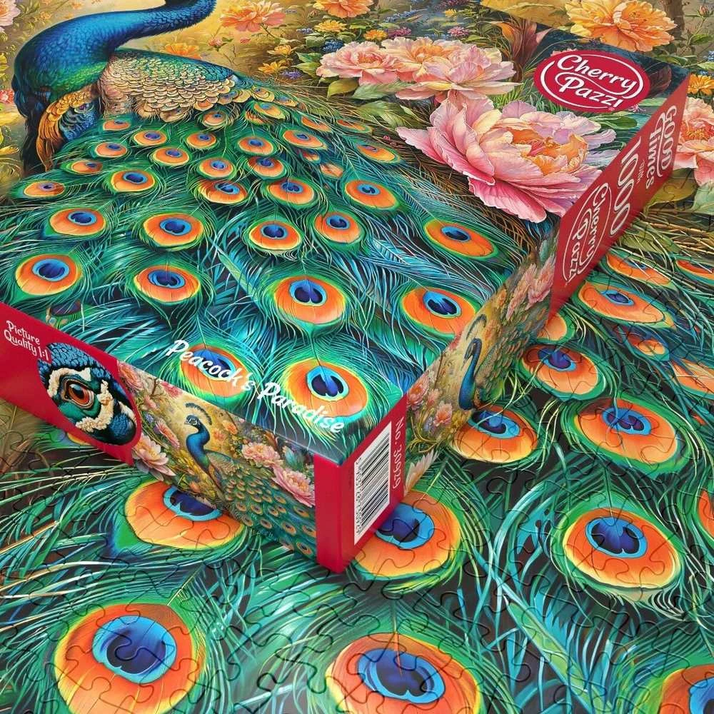 Nezatříděno CherryPazzi dėlionė Peacok`s Paradise 1000 det