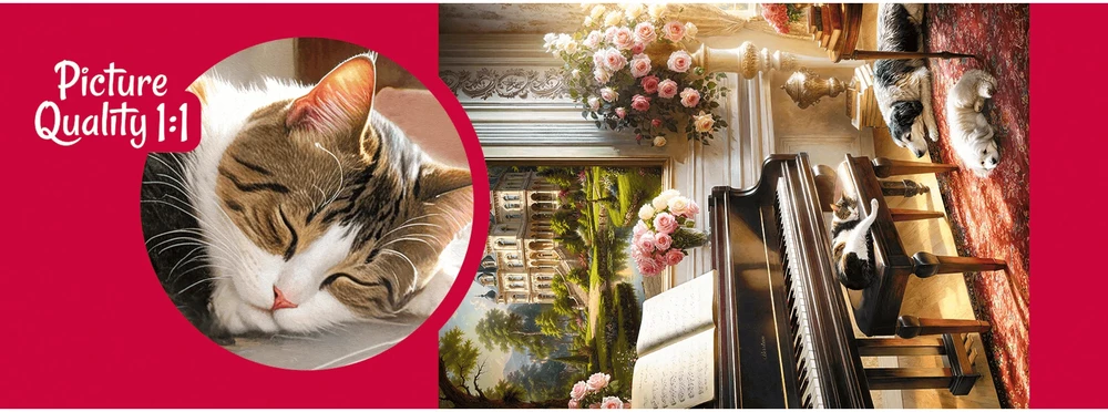 Cherry Pazzi CherryPazzi dėlionė Piano Room 1000 det