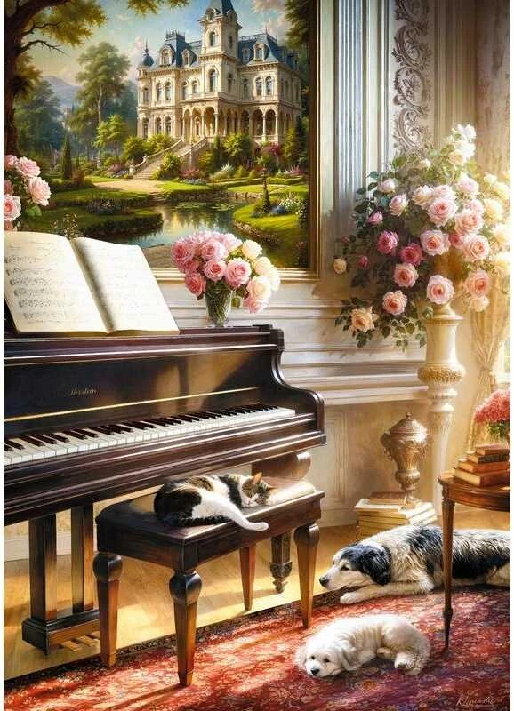 Cherry Pazzi CherryPazzi dėlionė Piano Room 1000 det