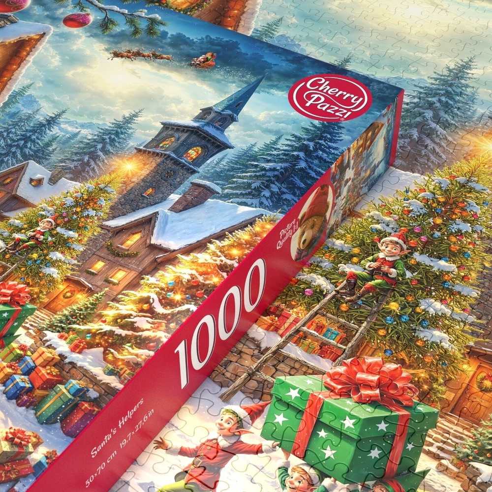 CherryPazzi dėlionė Santas Helpers 1000 det
