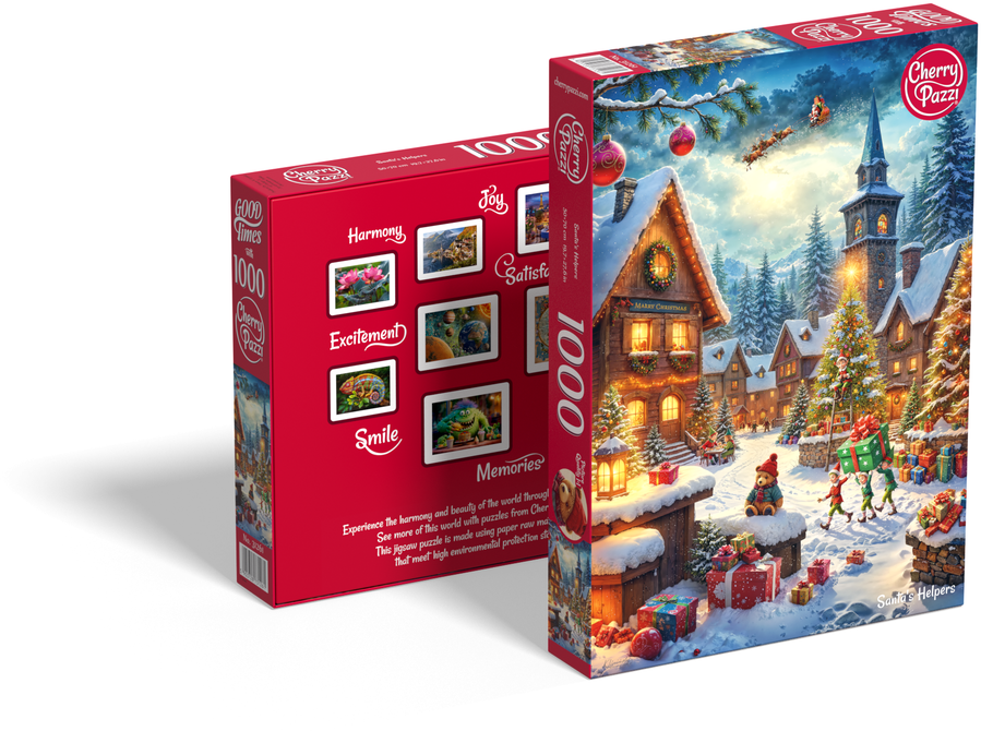CherryPazzi dėlionė Santas Helpers 1000 det