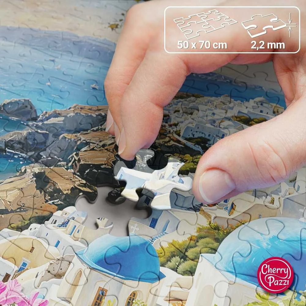 Nezatříděno CherryPazzi dėlionė Santorini Blues 1000 det