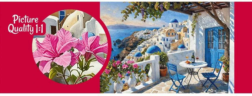 Nezatříděno CherryPazzi dėlionė Santorini Blues 1000 det