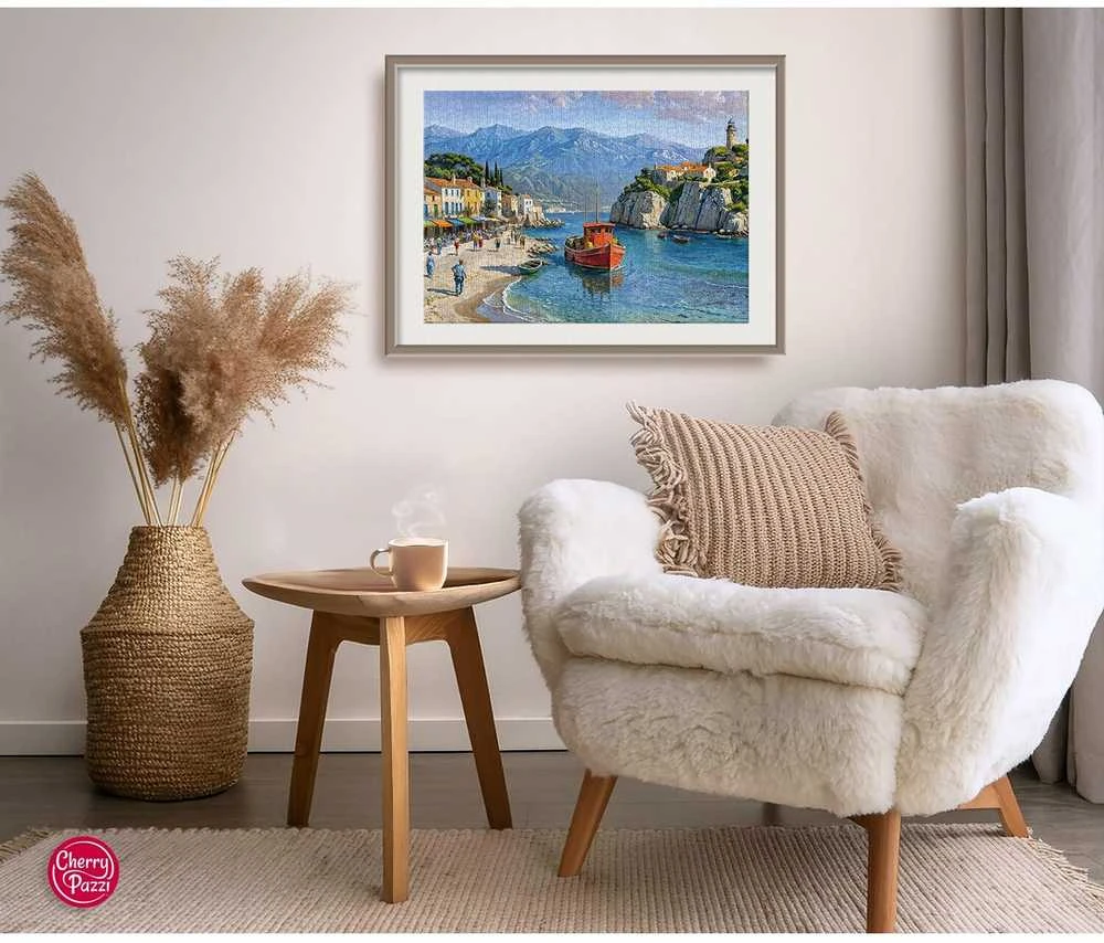Cherry Pazzi CherryPazzi dėlionė Seaside Village 1000 det